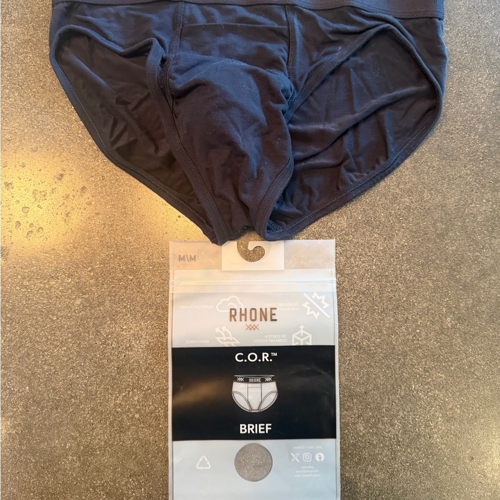 RHONE Men's C.O.R. Brief - Black